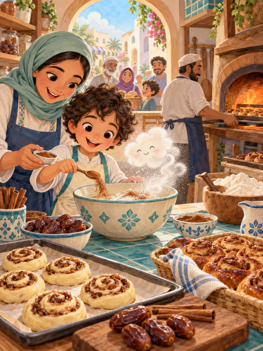 Your child and the Cinnamon Cloud Bakery | Your child ومخبز سحابة القرفة