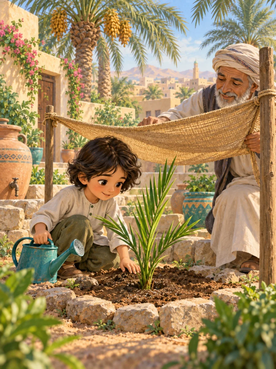 Your child and the Little Date Palm | Your child وحارس النخلة الصغيرة