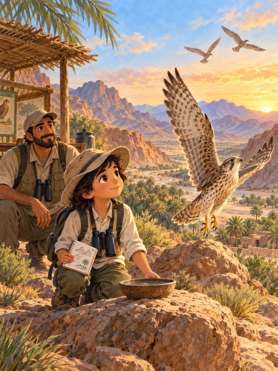 Your child and the Falcon Who Forgot the Way | Your child والصقر الذي نسي الطريق