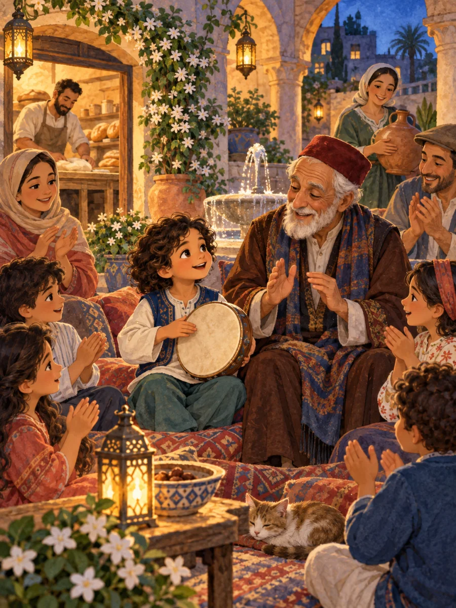 Your child and the Storyteller's Drum | Your child وطبلة الحكواتي