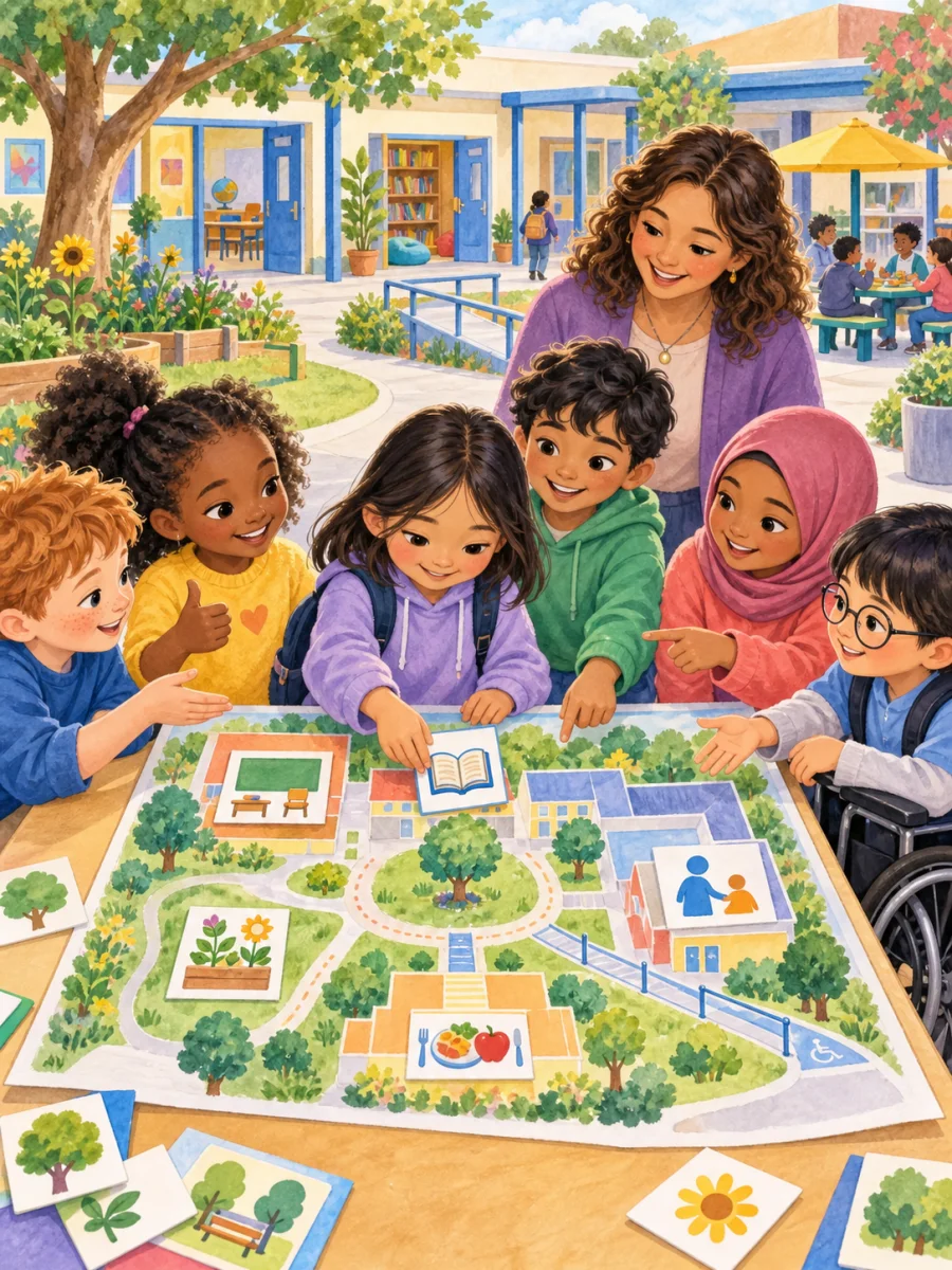 Your child and the School Welcome Map