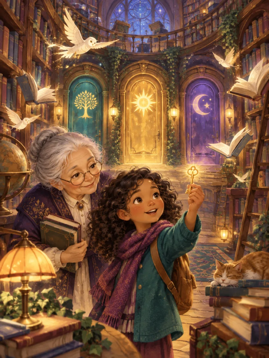 Your child and the Whispering Library Key